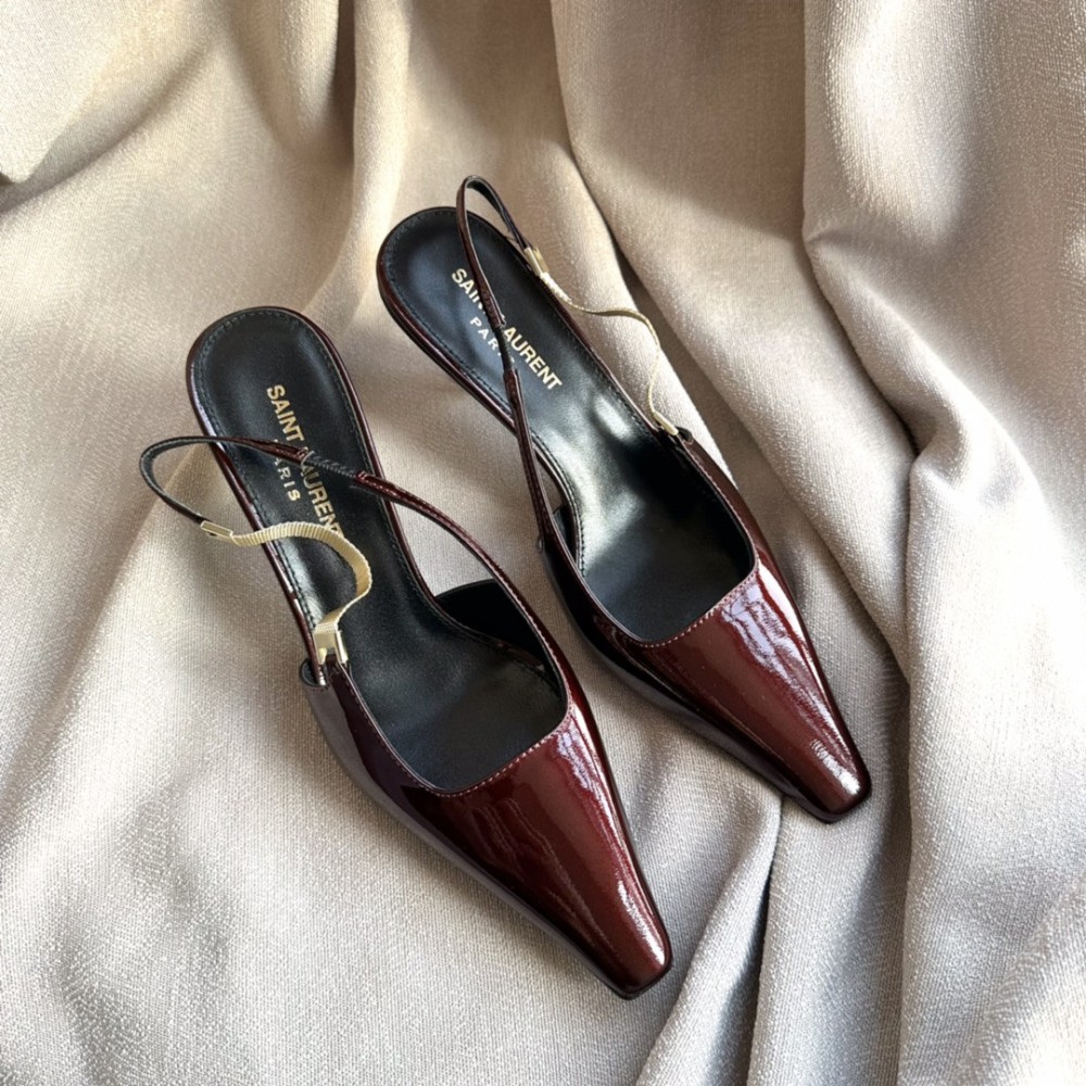 Ysl slingback pumps 6cm 35-41 Shoes