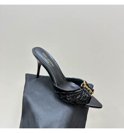 Ysl BABYLONE mules in pattent leather 9cm 35-41