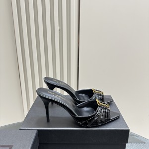 Ysl BABYLONE mules in pattent leather 9cm 35-41 Shoes