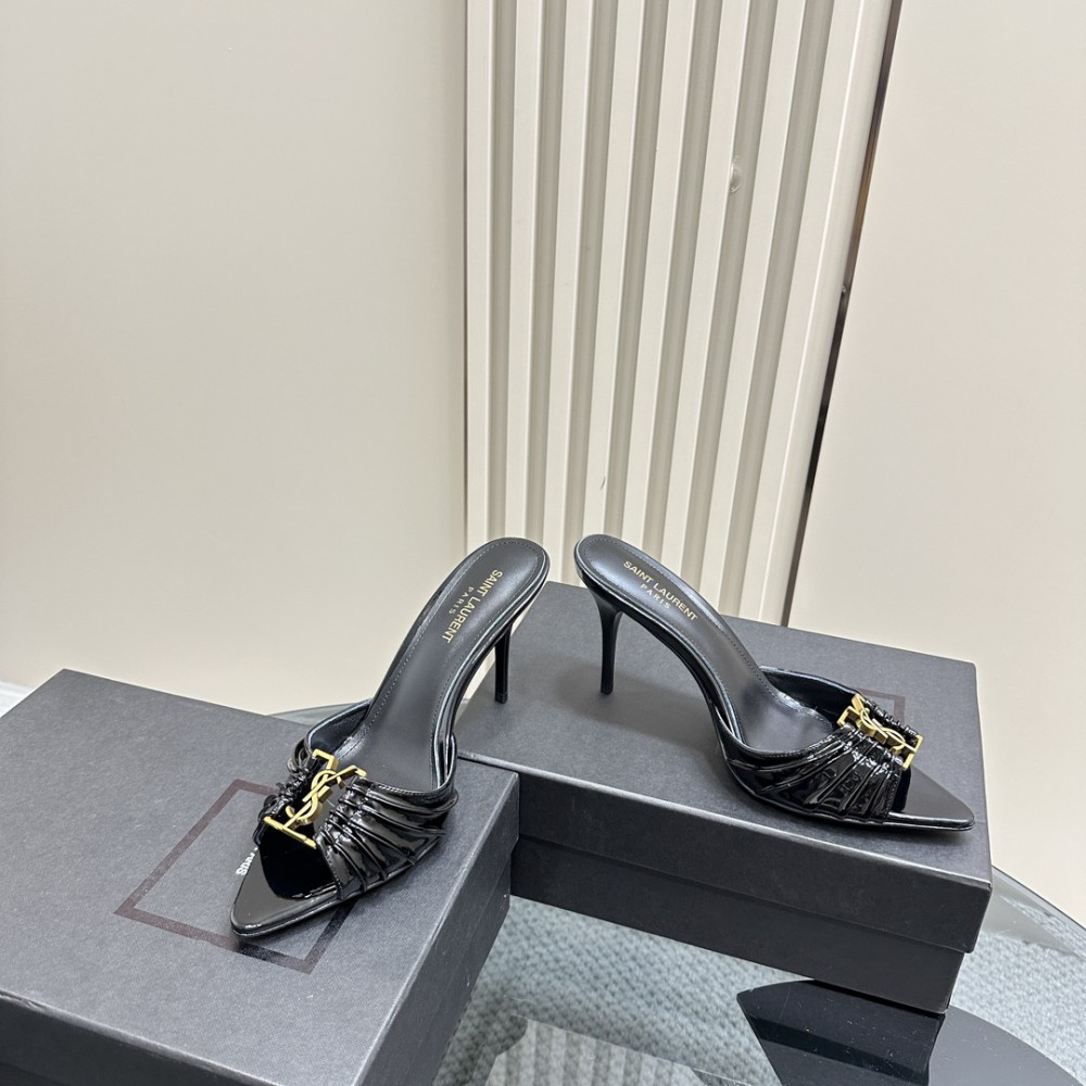 Ysl BABYLONE mules in pattent leather 9cm 35-41 Shoes