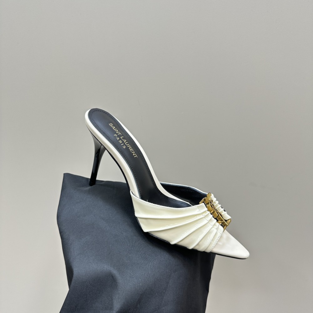 Ysl BABYLONE mules in pattent leather 9cm 35-41 Shoes