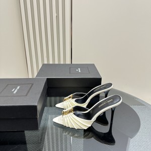 Ysl BABYLONE mules in pattent leather 9cm 35-41 Shoes