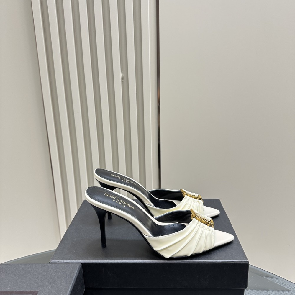 Ysl BABYLONE mules in pattent leather 9cm 35-41 Shoes