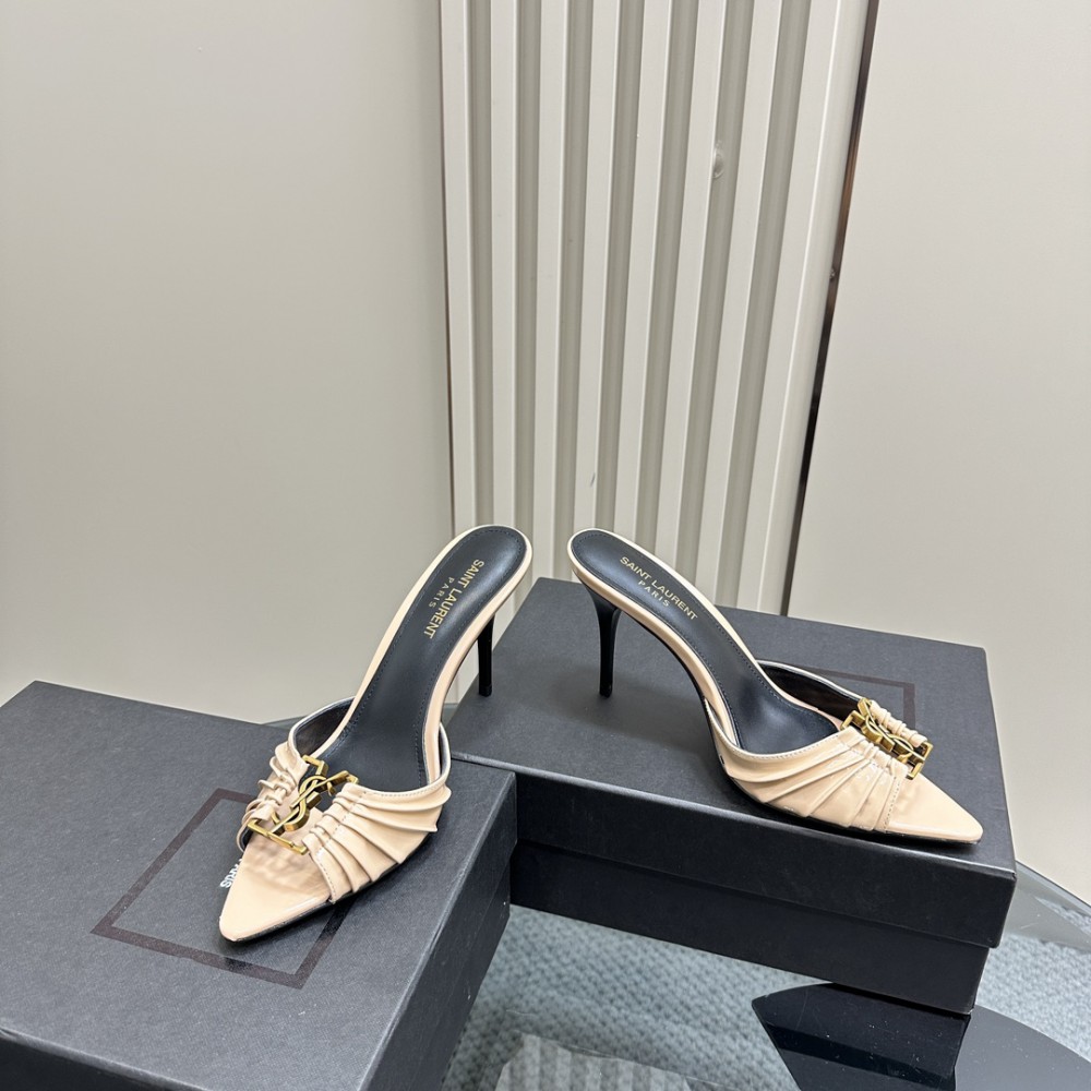 Ysl BABYLONE mules in pattent leather 9cm 35-41 Shoes