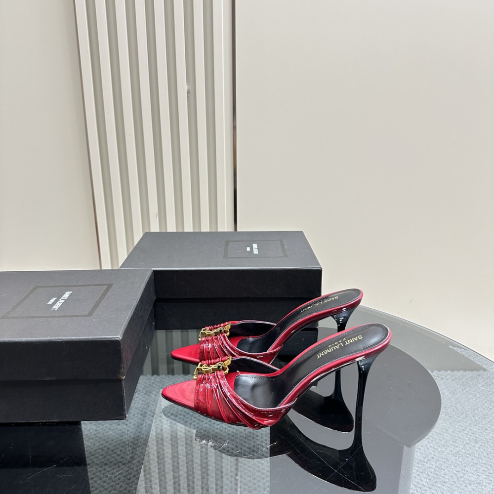 Ysl BABYLONE mules in pattent leather 9cm 35-41 Shoes