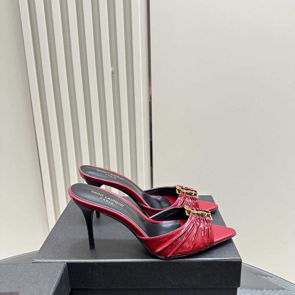 Ysl BABYLONE mules in pattent leather 9cm 35-41 Shoes