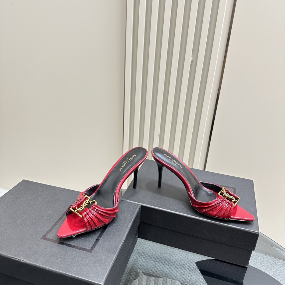 Ysl BABYLONE mules in pattent leather 9cm 35-41 Shoes