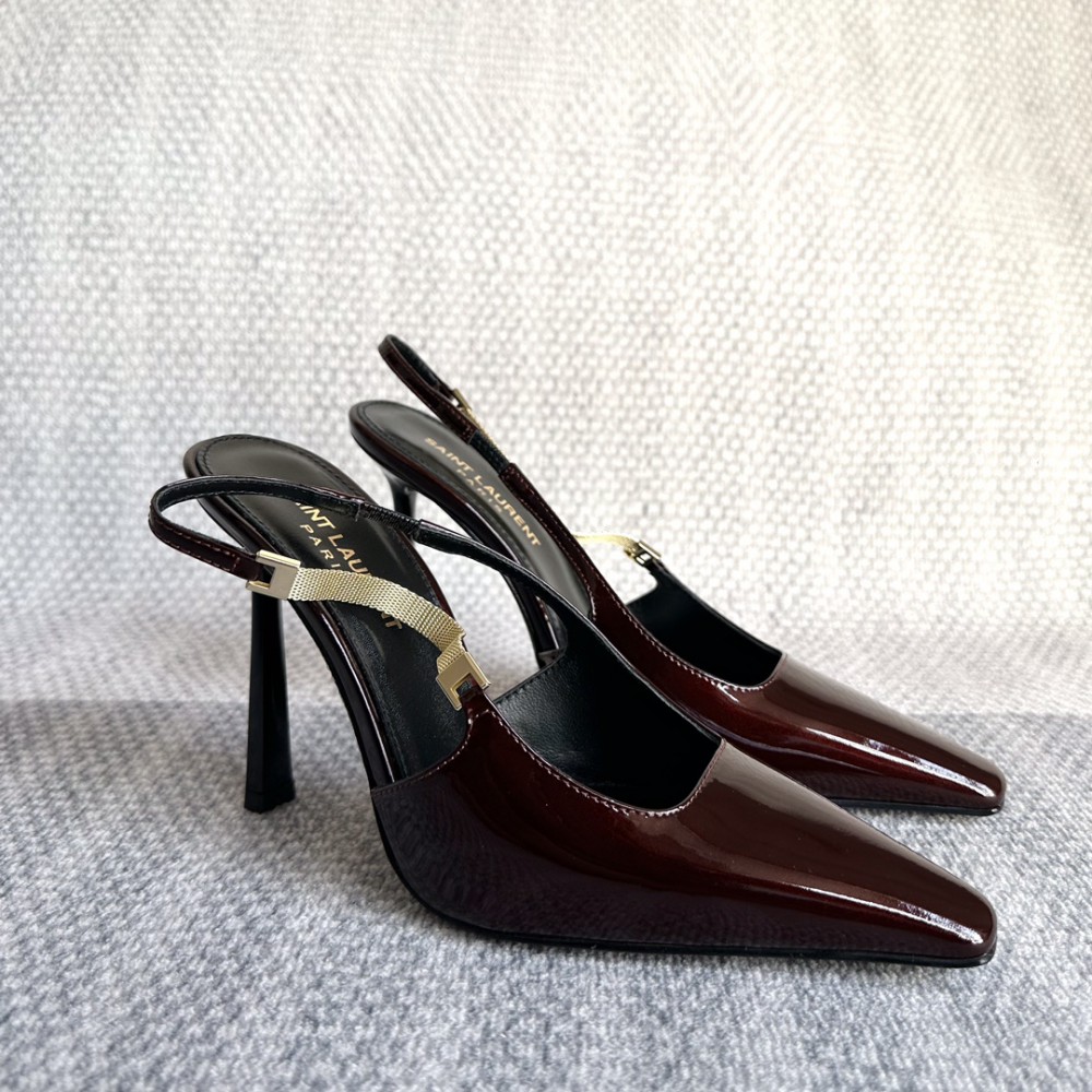 Ysl slingback pumps 10cm 35-41 Shoes