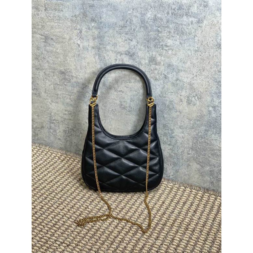 Ysl Sade quilted leather shoulder bag 21x19x4cm Bags