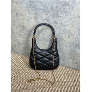Ysl Sade quilted leather shoulder bag 21x19x4cm Bags