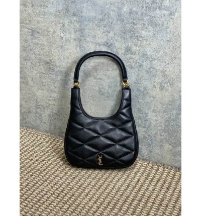 Ysl Sade quilted leather shoulder bag 21x19x4cm
