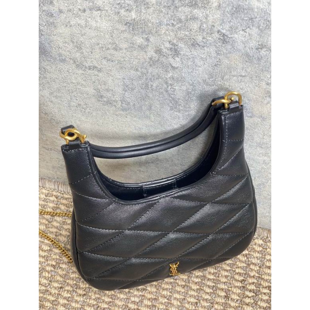 Ysl Sade quilted leather shoulder bag 21x19x4cm Bags