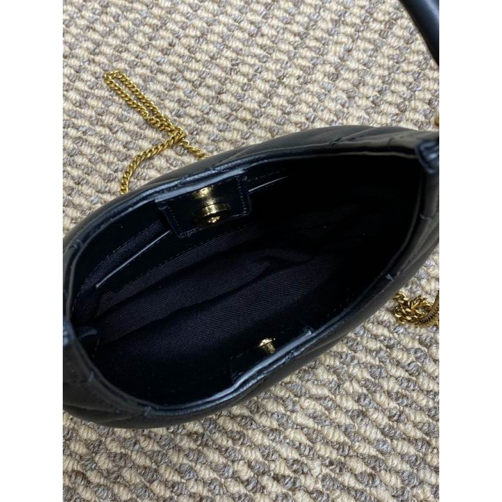 Ysl Sade quilted leather shoulder bag 21x19x4cm Bags