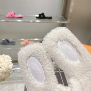 Hermes fur sandals 35-42 