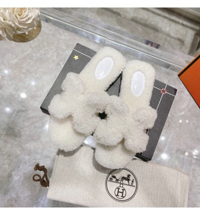 Hermes fur sandals 35-42