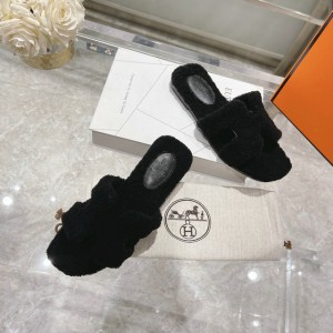 Hermes fur sandals 35-42 