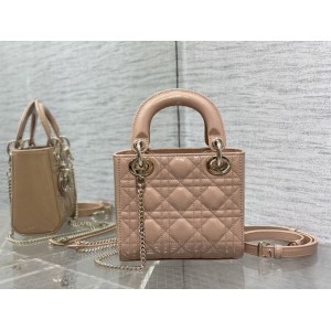 Dior lady mini size 17x15cm pattent leather Bags