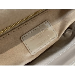 Dior lady mini size 17x15cm pattent leather Bags