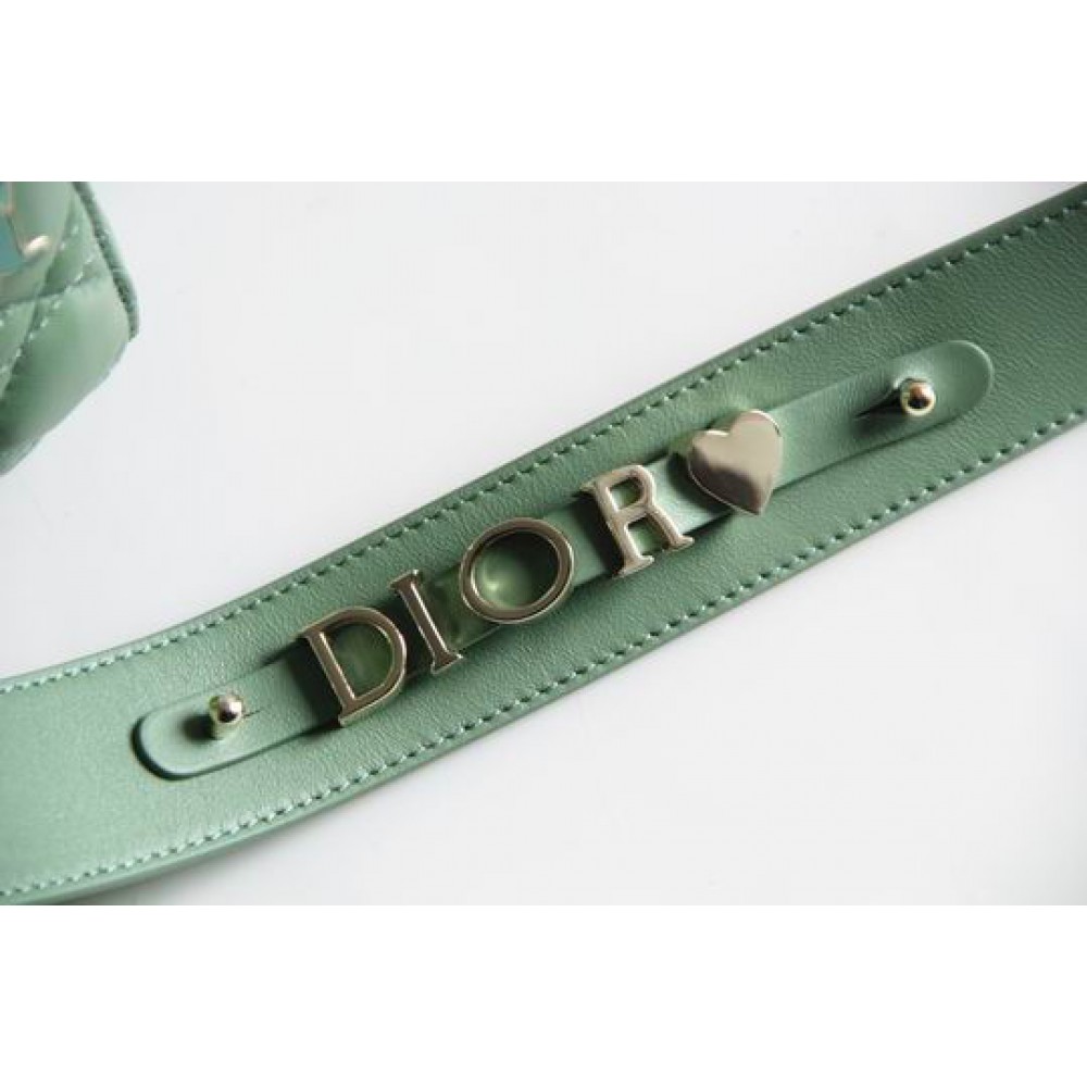 Dior lady small size 20x16.5cm lampskin leather Bags