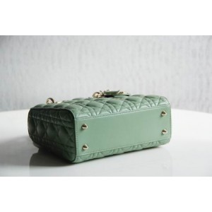 Dior lady small size 20x16.5cm lampskin leather Bags
