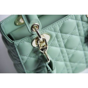 Dior lady small size 20x16.5cm lampskin leather Bags