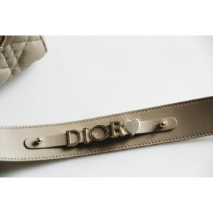 Dior lady small size 20x16.5cm lampskin leather Bags