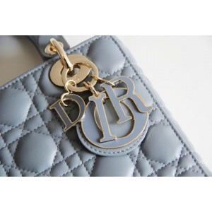 Dior lady small size 20x16.5cm lampskin leather Bags
