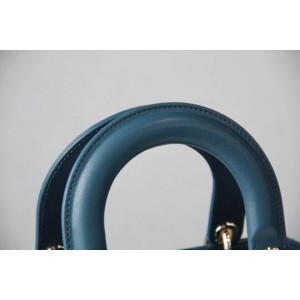 Dior lady small size 20x16.5cm lampskin leather Bags