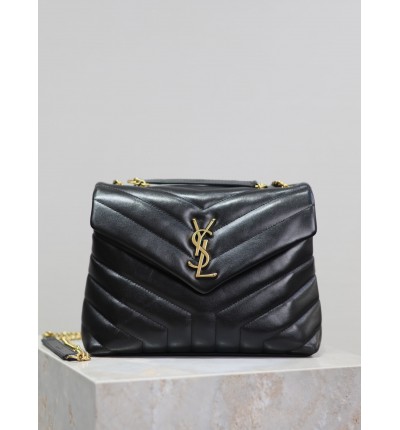 Ysl Loulou Small leather shoulder bag 25x18cm