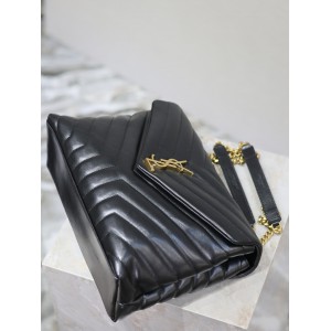 Ysl Loulou medium leather shoulder bag 32x27x11cm Bags