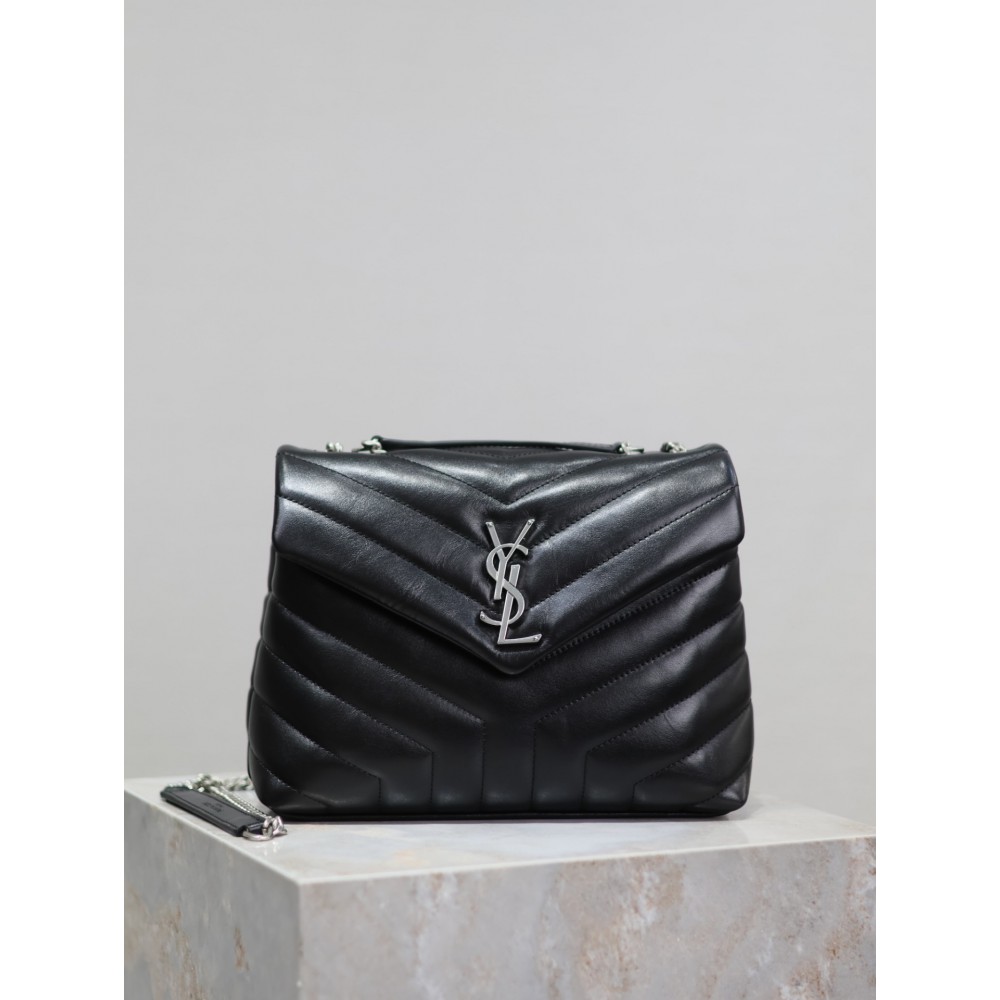 Ysl Loulou Small leather shoulder bag 25x18cm Bags