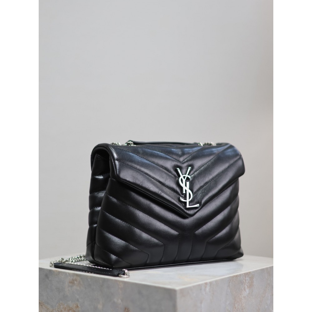 Ysl Loulou Small leather shoulder bag 25x18cm Bags