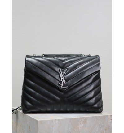 Ysl Loulou medium leather shoulder bag 32x27x11cm