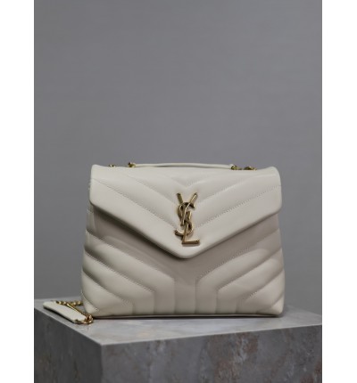 Ysl Loulou Small leather shoulder bag 25x18cm