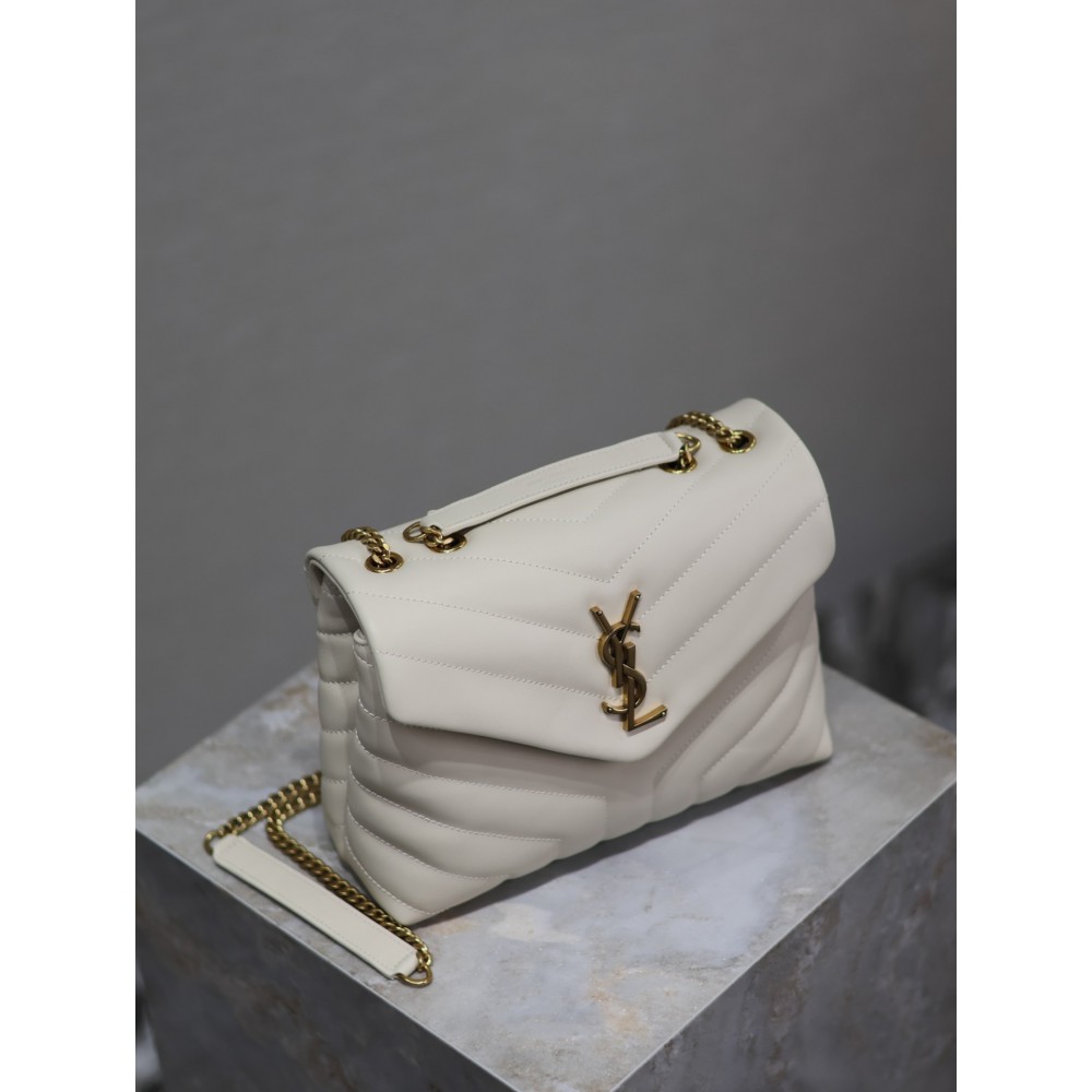 Ysl Loulou Small leather shoulder bag 25x18cm Bags