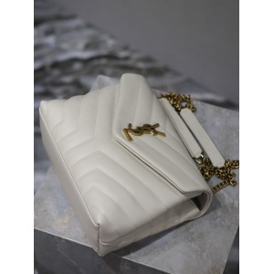 Ysl Loulou Small leather shoulder bag 25x18cm Bags