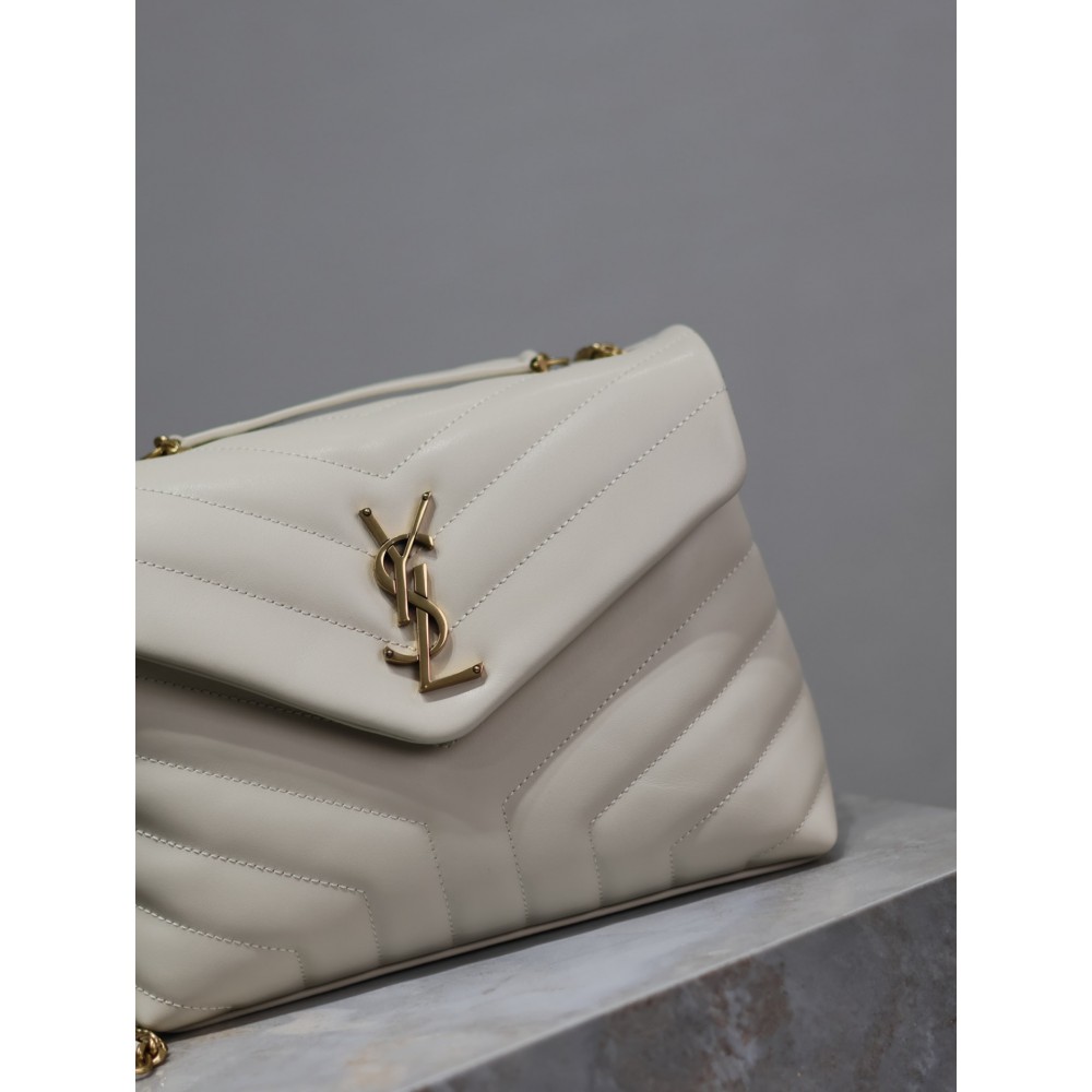 Ysl Loulou Small leather shoulder bag 25x18cm Bags