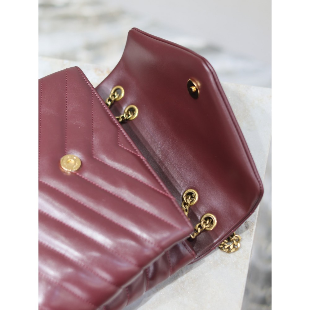 Ysl Loulou Small leather shoulder bag 25x18cm Bags