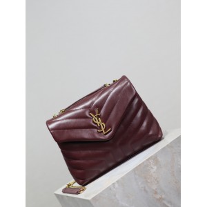 Ysl Loulou Small leather shoulder bag 25x18cm Bags
