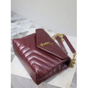 Ysl Loulou Small leather shoulder bag 25x18cm Bags