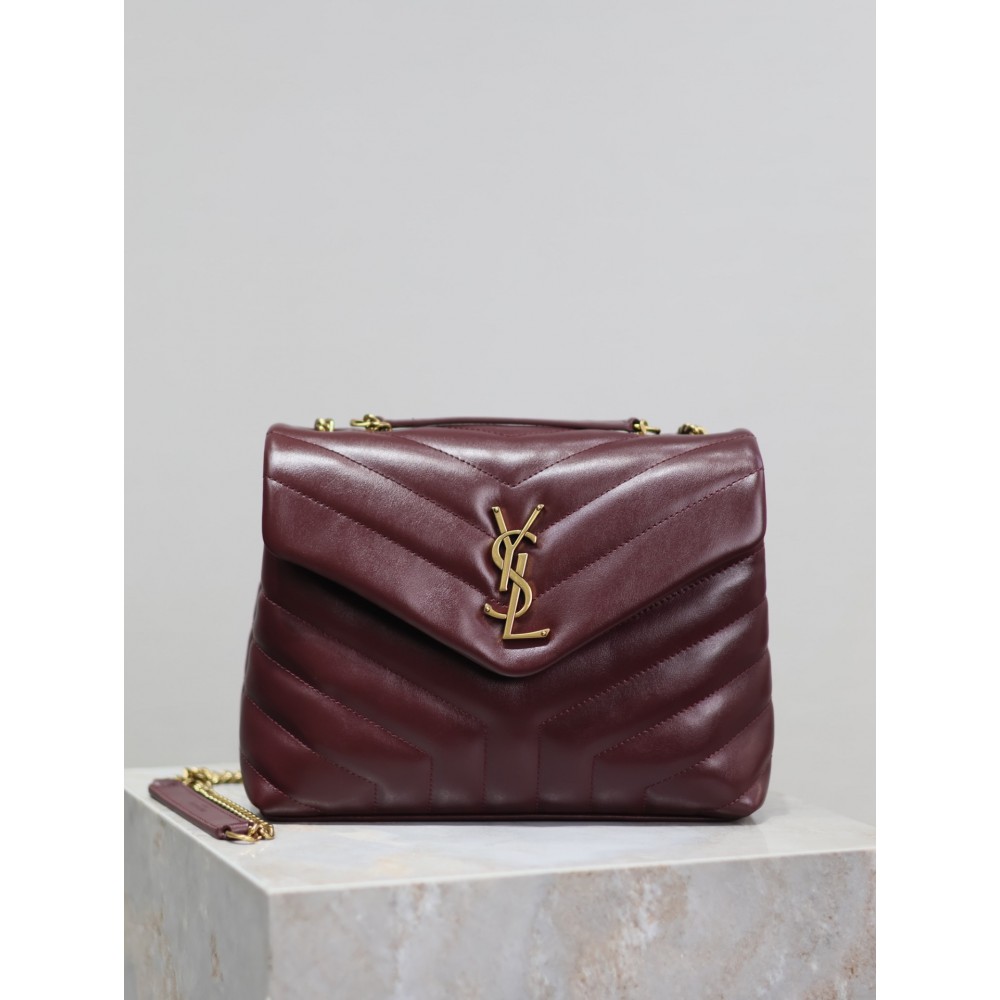 Ysl Loulou Small leather shoulder bag 25x18cm Bags