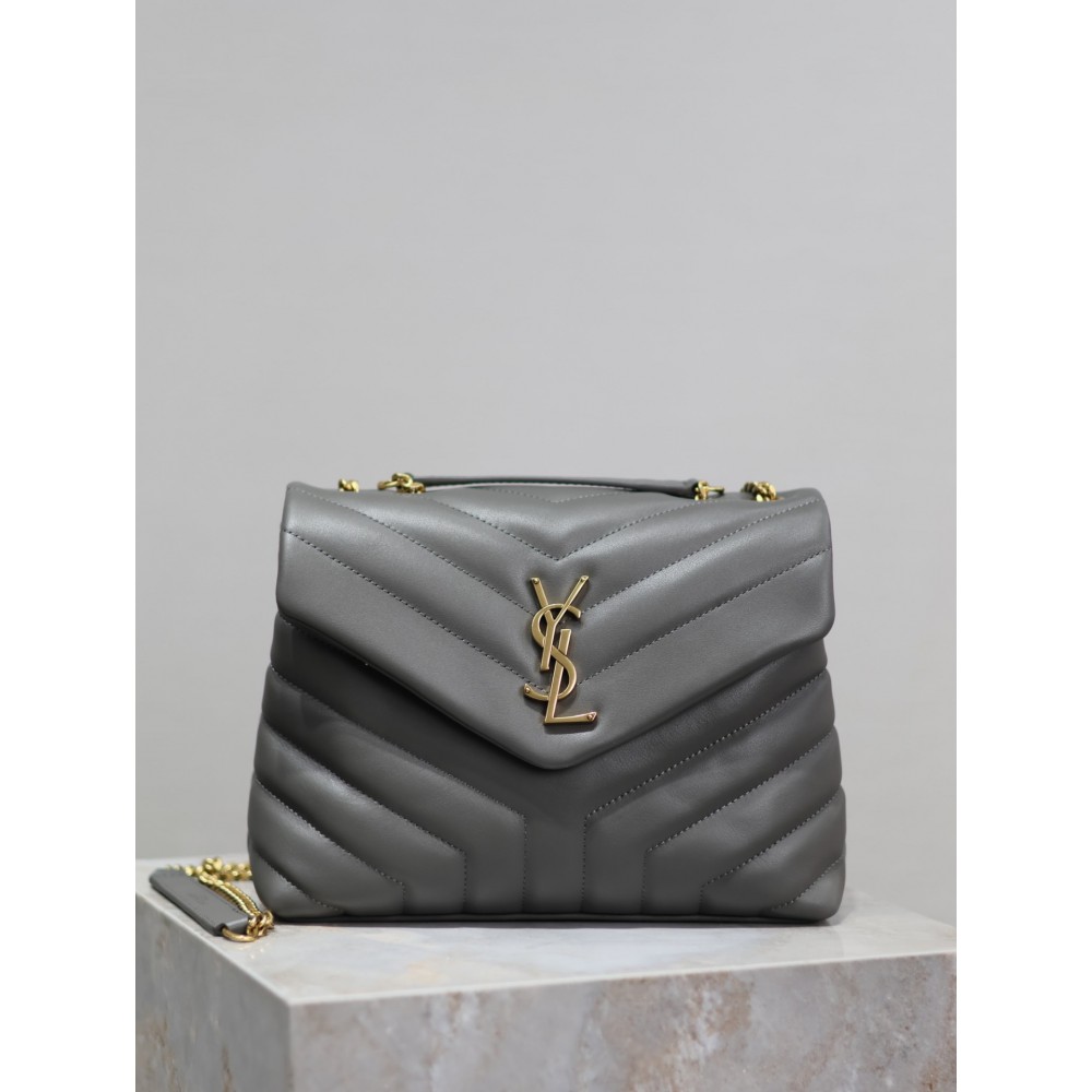 Ysl Loulou Small leather shoulder bag 25x18cm Bags