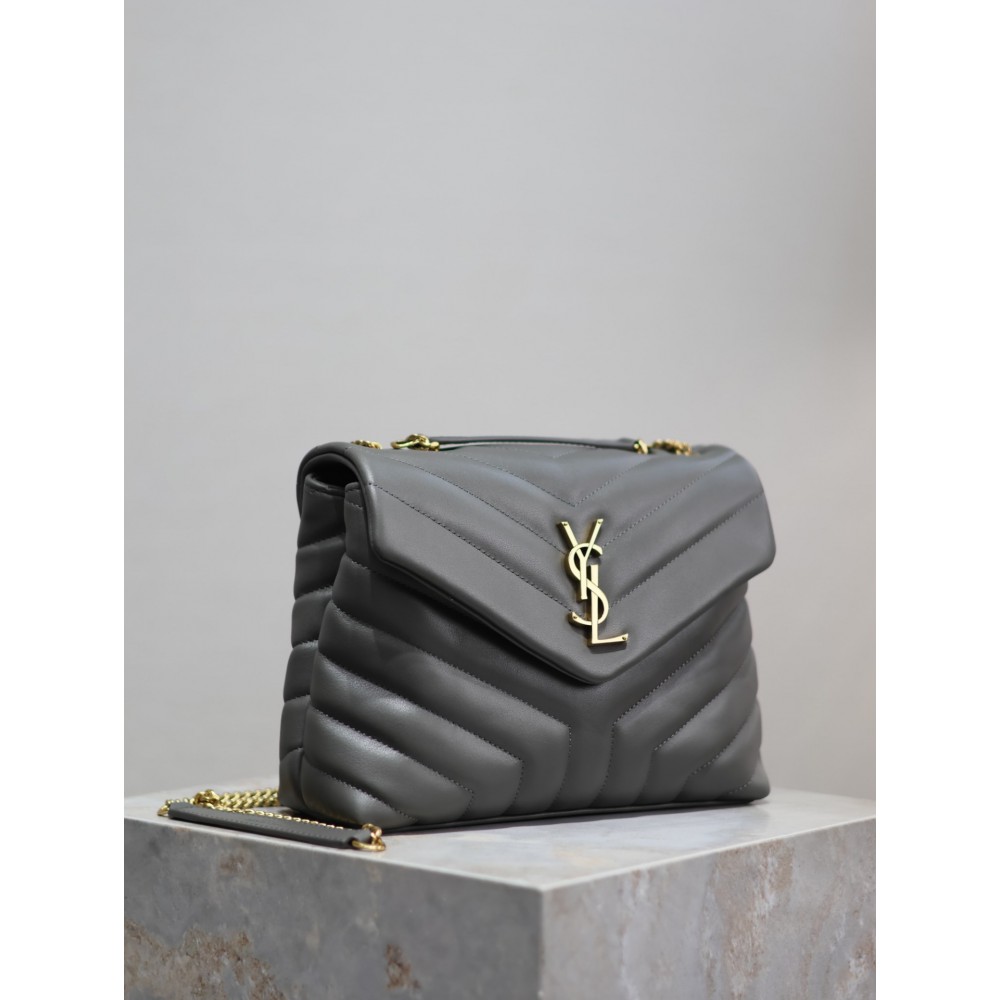 Ysl Loulou Small leather shoulder bag 25x18cm Bags