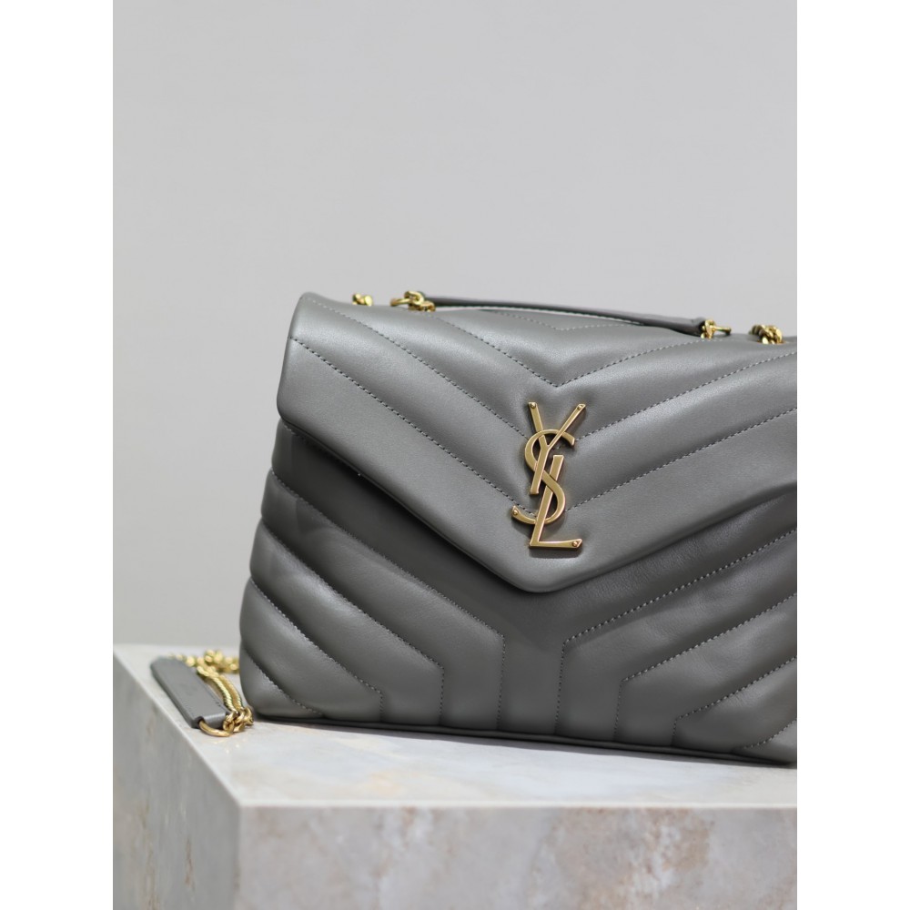 Ysl Loulou Small leather shoulder bag 25x18cm Bags