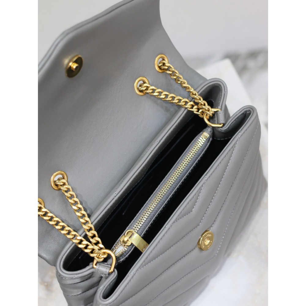 Ysl Loulou Small leather shoulder bag 25x18cm Bags