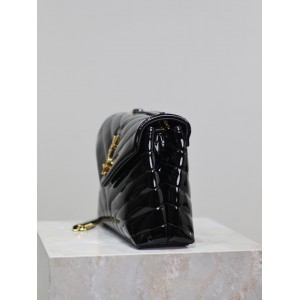 Ysl Loulou Small pattent leather shoulder bag 25x18cm Bags