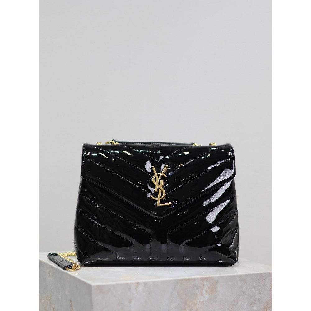Ysl Loulou Small pattent leather shoulder bag 25x18cm Bags
