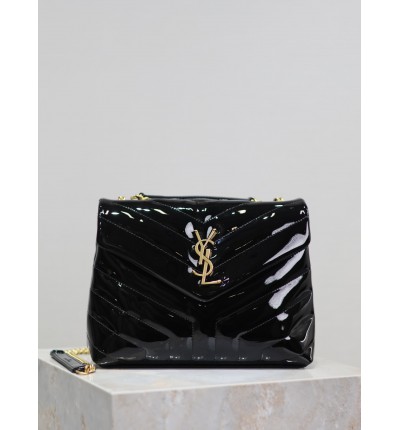 Ysl Loulou Small pattent leather shoulder bag 25x18cm