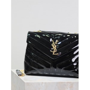 Ysl Loulou Small pattent leather shoulder bag 25x18cm Bags