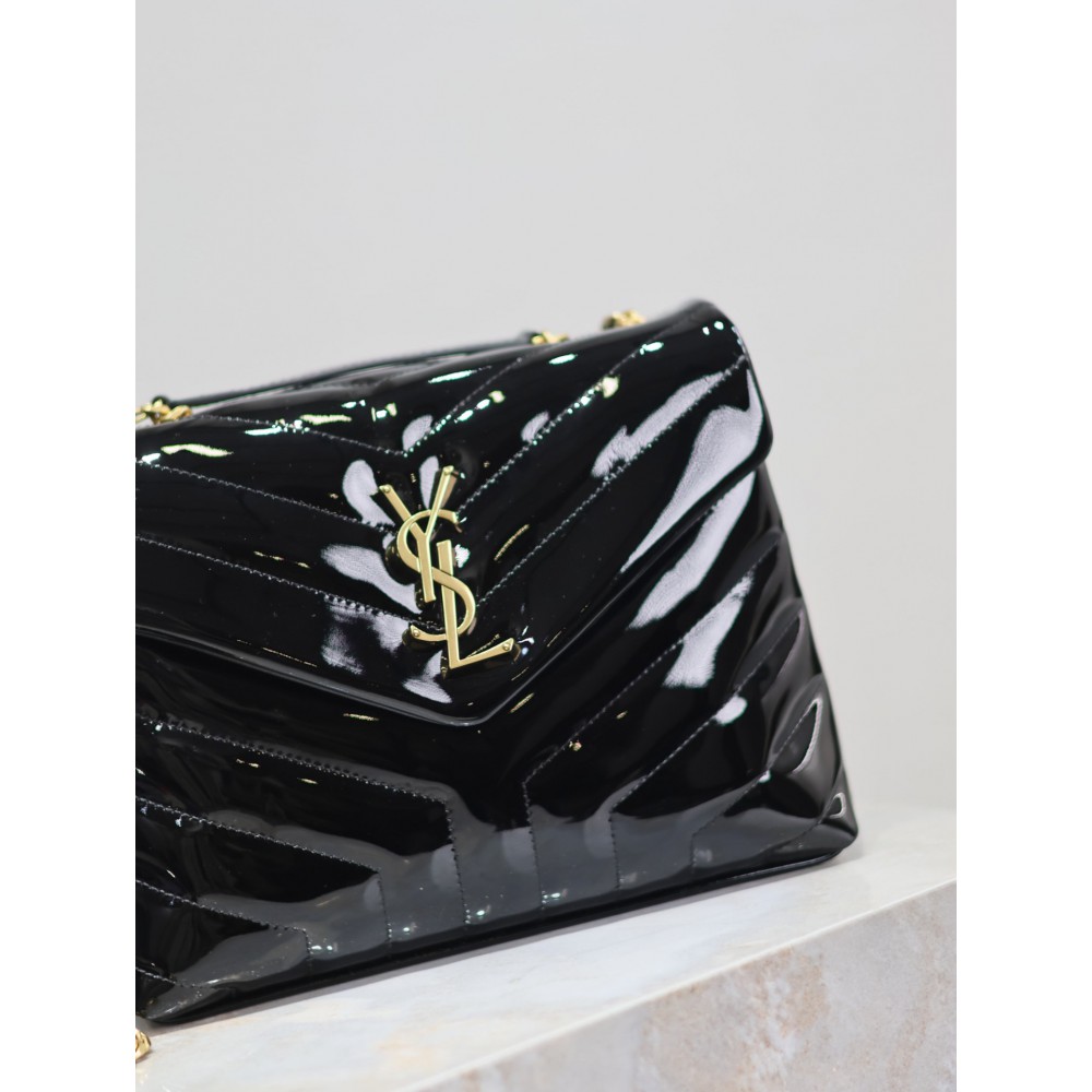 Ysl Loulou Small pattent leather shoulder bag 25x18cm Bags